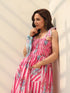 Floral Printed Pure Cotton A-Line Midi Dress